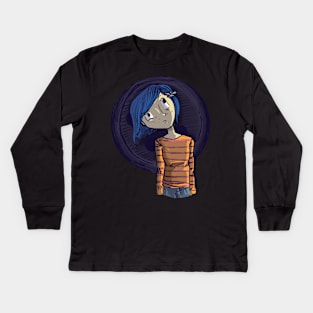 coraline jones Kids Long Sleeve T-Shirt